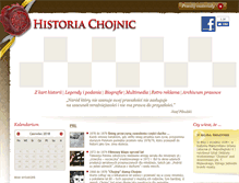 Tablet Screenshot of historiachojnic.pl